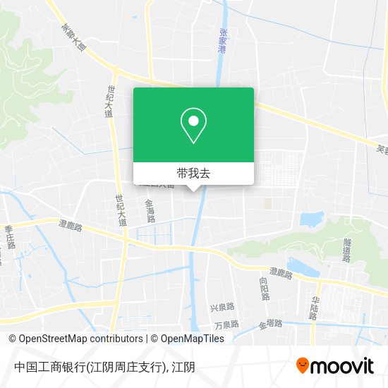 中国工商银行(江阴周庄支行)地图