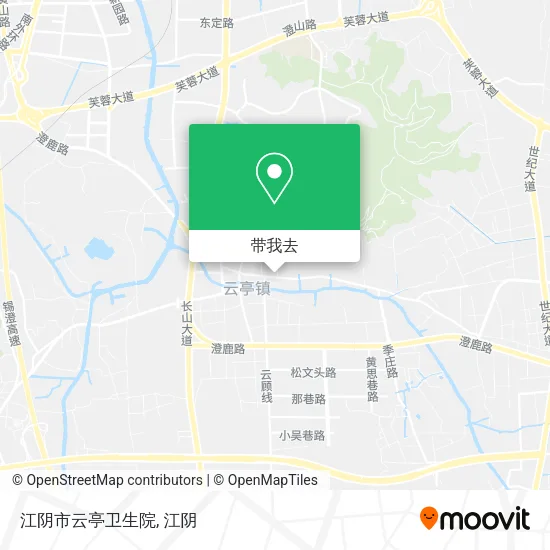 江阴市云亭卫生院地图