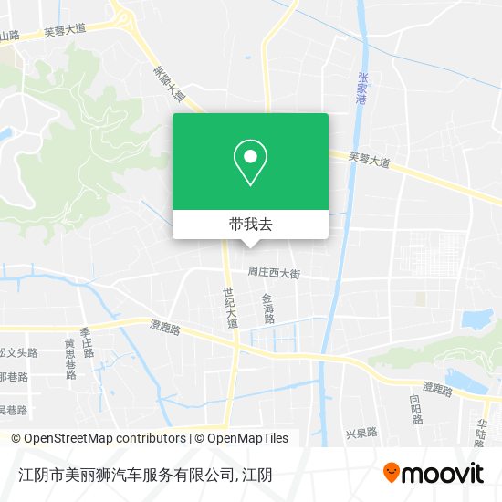 江阴市美丽狮汽车服务有限公司地图