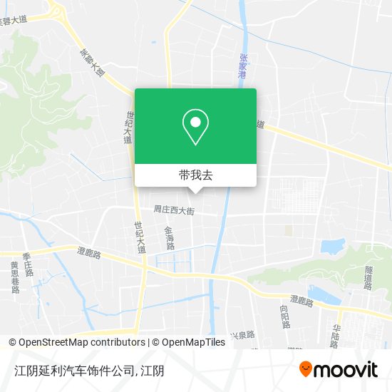江阴延利汽车饰件公司地图