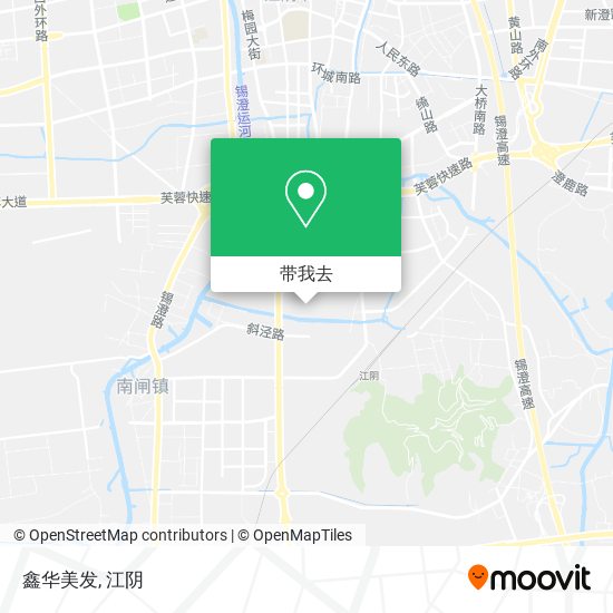 鑫华美发地图
