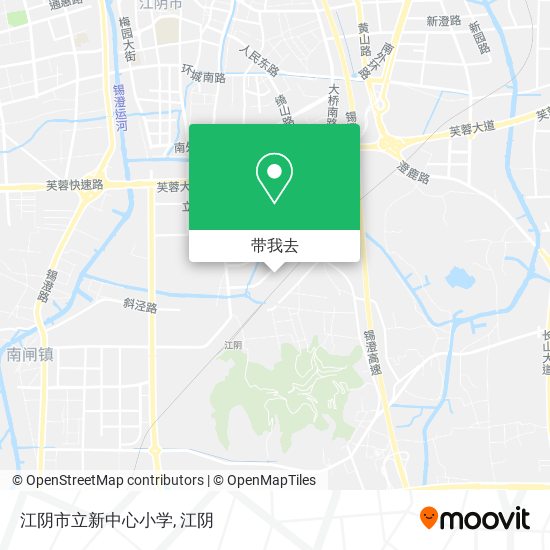 江阴市立新中心小学地图