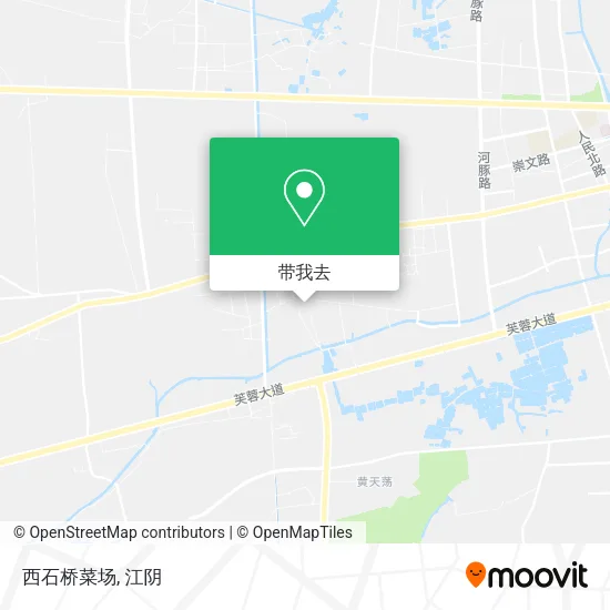 西石桥菜场地图