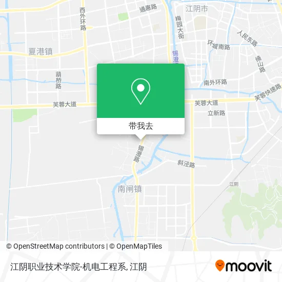 江阴职业技术学院-机电工程系地图
