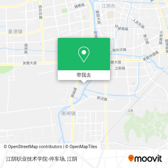江阴职业技术学院-停车场地图