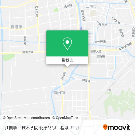 江阴职业技术学院-化学纺织工程系地图
