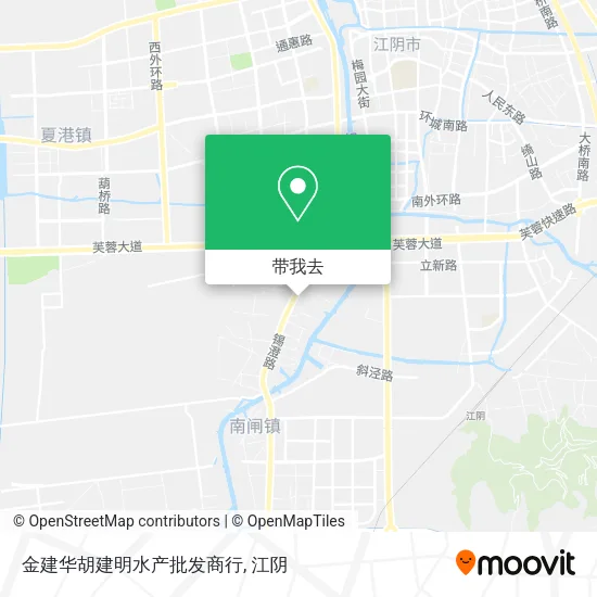 金建华胡建明水产批发商行地图