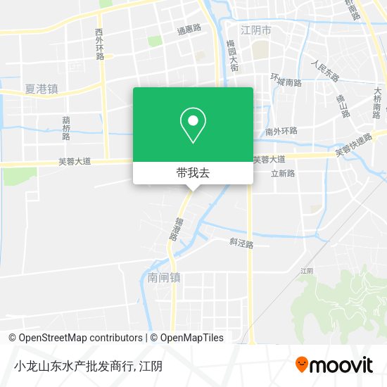 小龙山东水产批发商行地图
