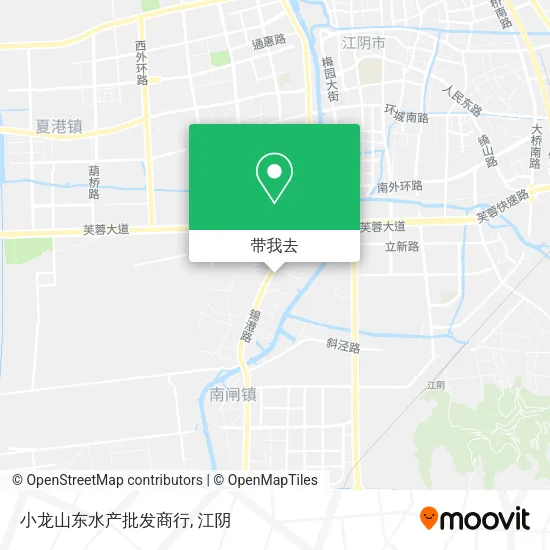 小龙山东水产批发商行地图