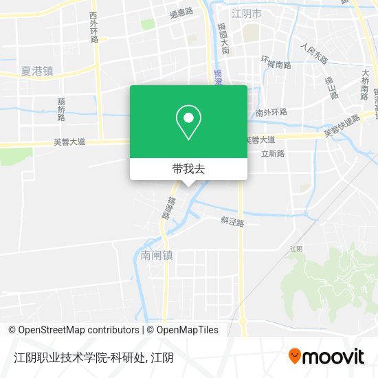 江阴职业技术学院-科研处地图