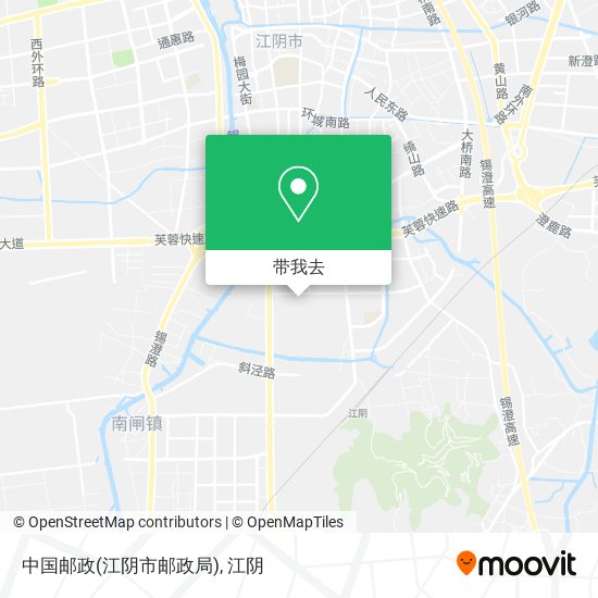 中国邮政(江阴市邮政局)地图