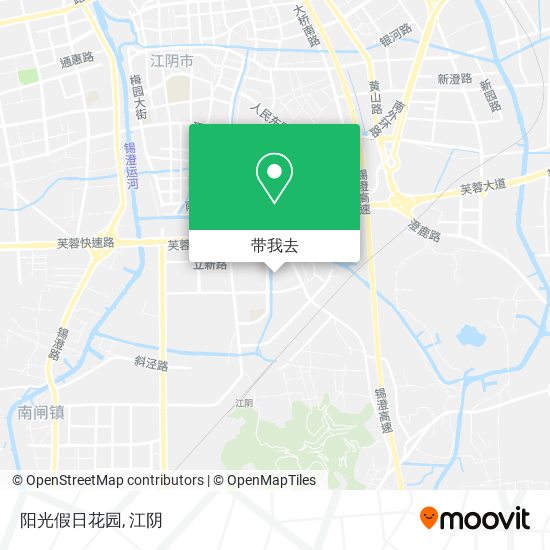 阳光假日花园地图