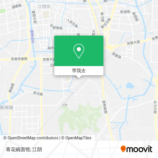 青花碗面馆地图