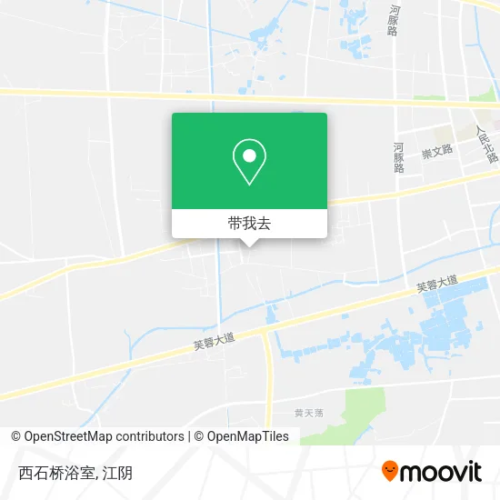 西石桥浴室地图
