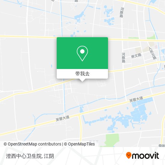 澄西中心卫生院地图