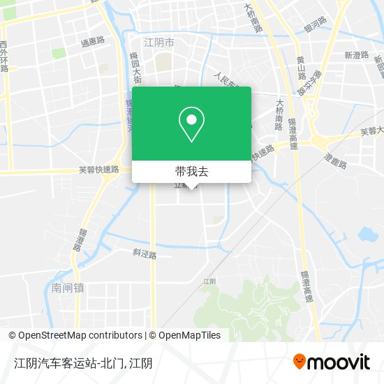 江阴汽车客运站-北门地图