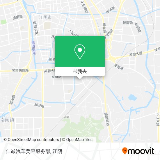 佳诚汽车美容服务部地图