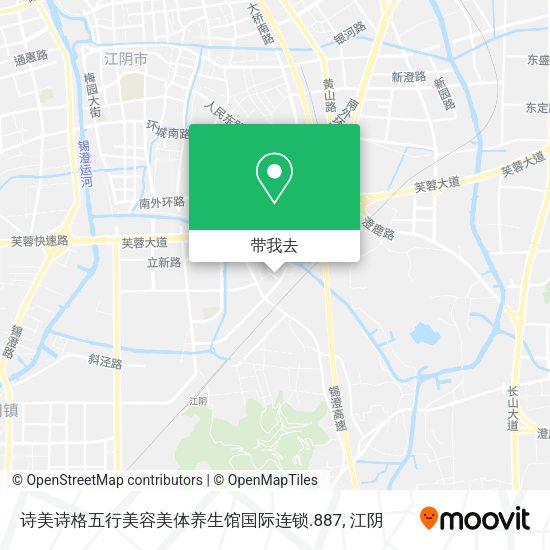 诗美诗格五行美容美体养生馆国际连锁.887地图
