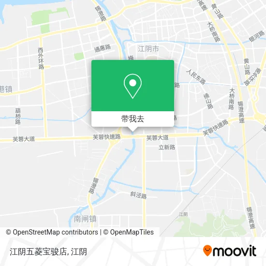 江阴五菱宝骏店地图