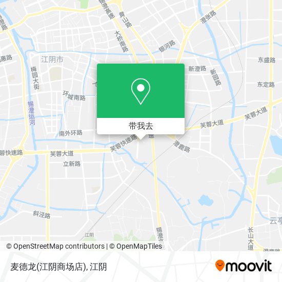 麦德龙(江阴商场店)地图