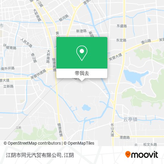 江阴市同元汽贸有限公司地图