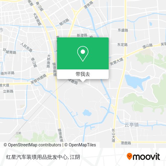 红星汽车装璜用品批发中心地图