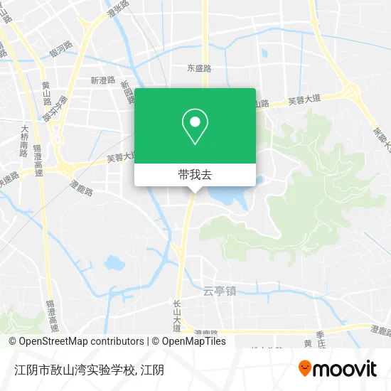江阴市敔山湾实验学校地图