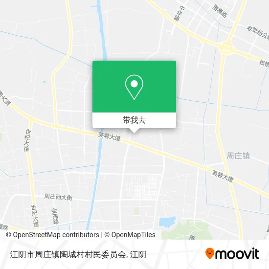 江阴市周庄镇陶城村村民委员会地图