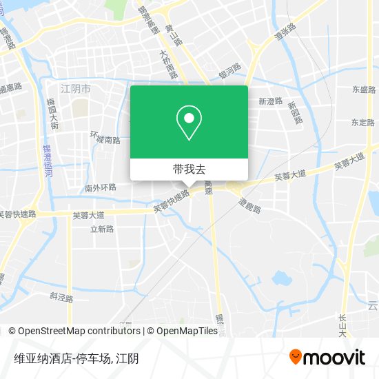 维亚纳酒店-停车场地图