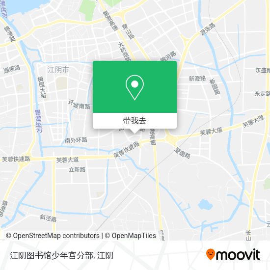 江阴图书馆少年宫分部地图