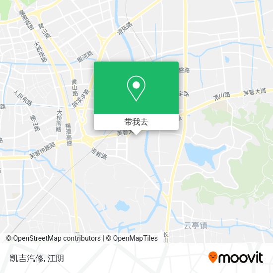 凯吉汽修地图