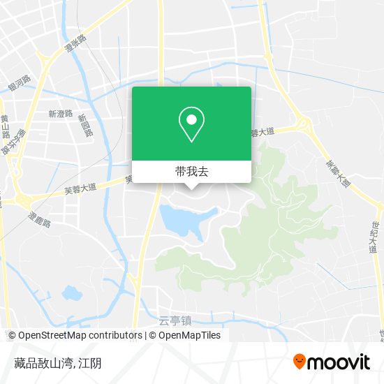 藏品敔山湾地图
