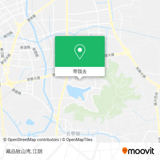 藏品敔山湾地图