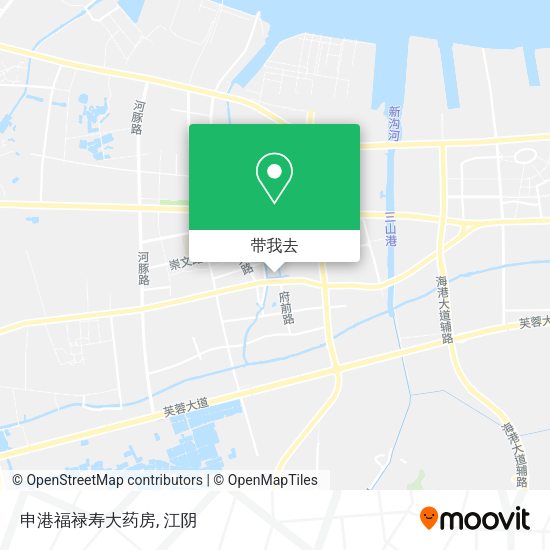 申港福禄寿大药房地图
