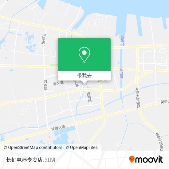 长虹电器专卖店地图