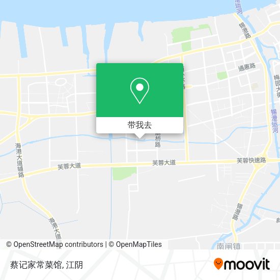 蔡记家常菜馆地图