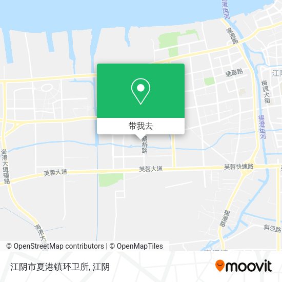 江阴市夏港镇环卫所地图