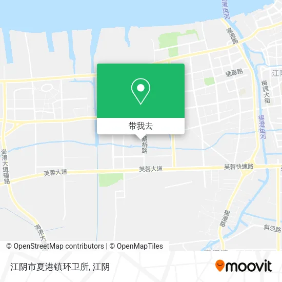 江阴市夏港镇环卫所地图