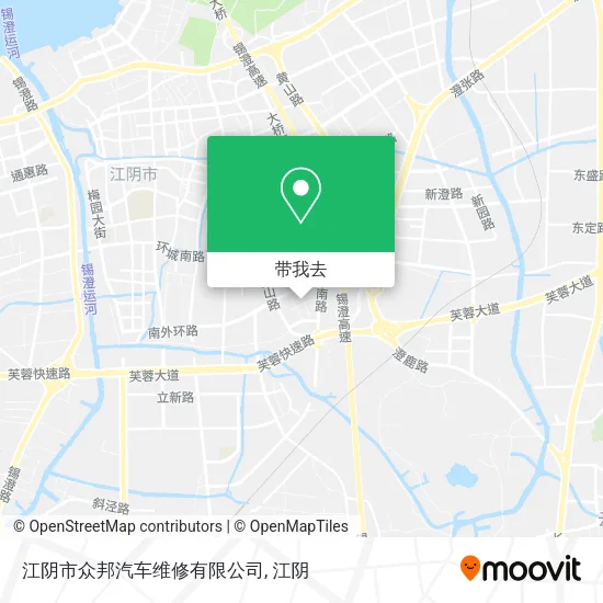 江阴市众邦汽车维修有限公司地图