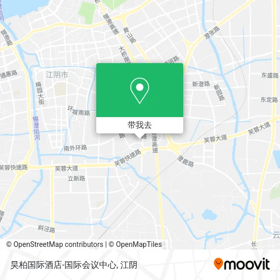 昊柏国际酒店-国际会议中心地图