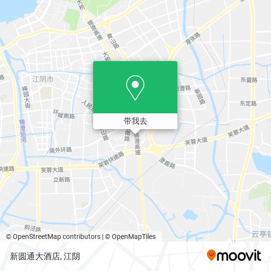 新圆通大酒店地图