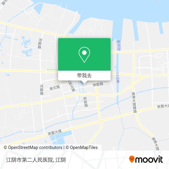 江阴市第二人民医院地图