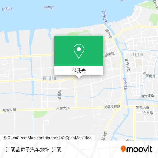 江阴蓝房子汽车旅馆地图