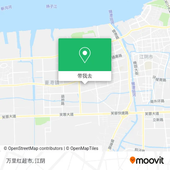 万里红超市地图