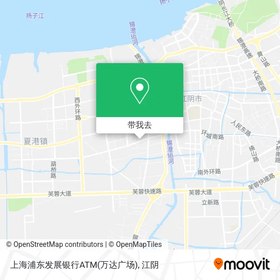 上海浦东发展银行ATM(万达广场)地图