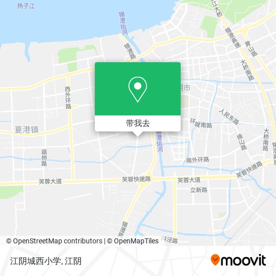江阴城西小学地图