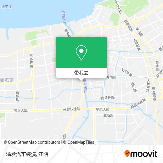 鸿发汽车装潢地图
