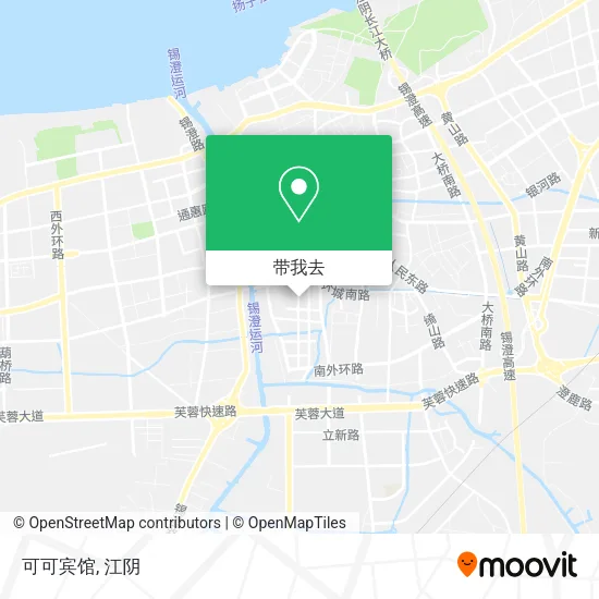 可可宾馆地图