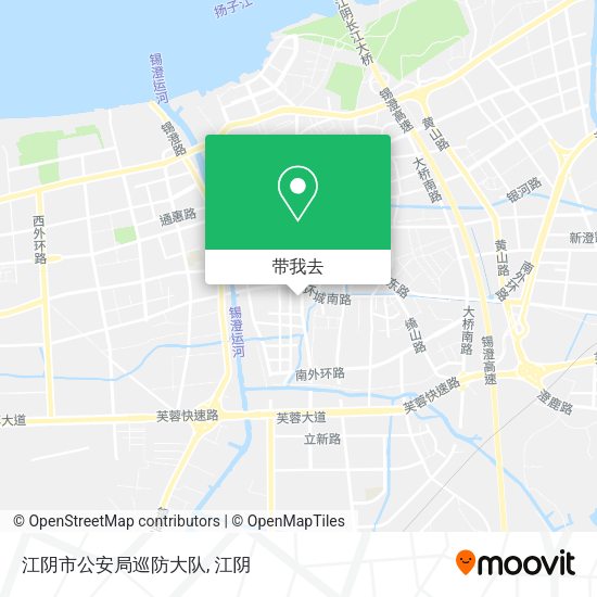 江阴市公安局巡防大队地图