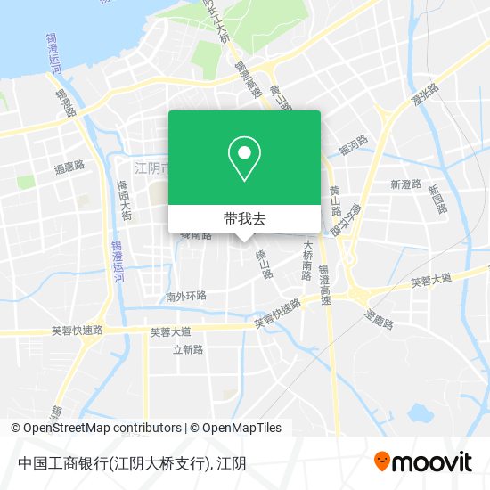 中国工商银行(江阴大桥支行)地图